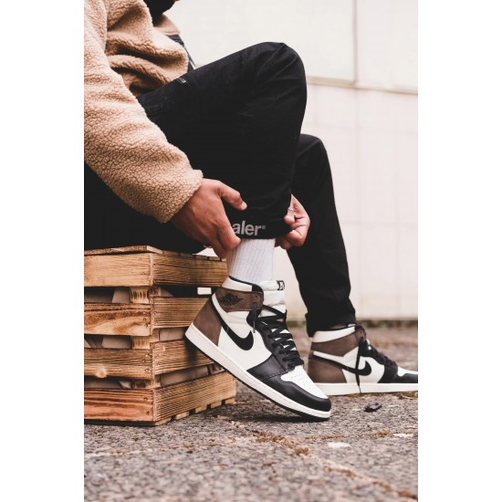 Air Jordan 1 High Dark Mocha 555088-105 Sail/Dark-Mocha-Černá-Černá