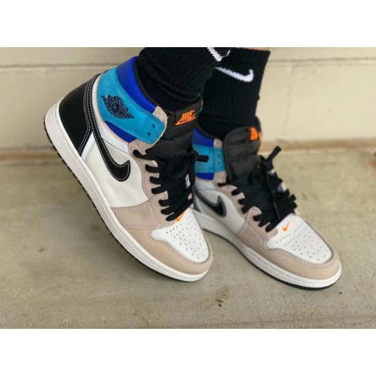 Air Jordan 1 High Og Prototype DC6515-100 Bílý/Totalorange/Multi-Color