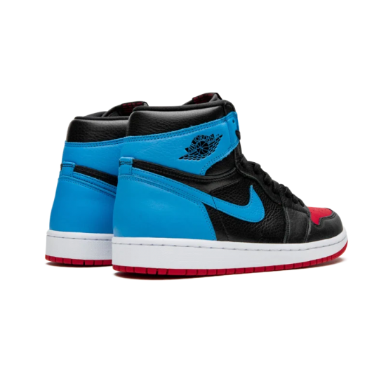 Air Jordan 1 High Og Unc To Chicago CD0461-046 Dark Powder Modrý/Gym Červené-Černá-Bílý