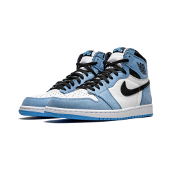 Air Jordan 1 High University Modrý 555088-134 Bílý/Universityblue-Černá