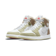 Air Jordan 1 High Zoom Air Cmft Olive Aura CT0979-102 Bílý/Šedáheather-Olive/Aura-hnědožlutý