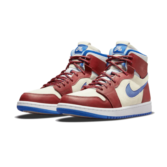 Air Jordan 1 High Zoom Cmft Team Červené CT0979-104 Sail/Teamred/Modrý/Bílý