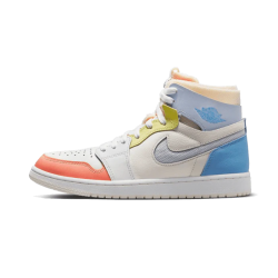 Air Jordan 1 High Zoom Cmft To My First Coach DJ6910-100 Sail/Bílý/Zitron/Psychic Modrý