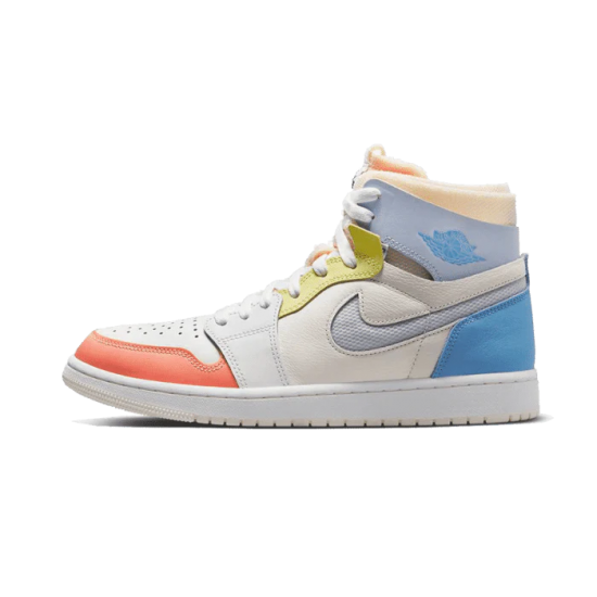 Air Jordan 1 High Zoom Cmft To My First Coach DJ6910-100 Sail/Bílý/Zitron/Psychic Modrý