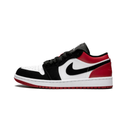 Air Jordan 1 Low Černá Toe 553558-116 Bílý/Černá-Gymred