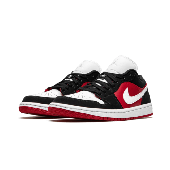 Air Jordan 1 Low Černá Bílý Gym Červené DC0774-016 Černá/Bílý-Gymred