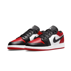 Air Jordan 1 Low Bred Toe (2021) 553560-612/553558-612 Červené/Černá/Bílý 