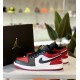 Air Jordan 1 Low Bred Toe (2021) 553560-612/553558-612 Červené/Černá/Bílý