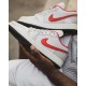 Air Jordan 1 Low Brushstroke Swoosh Černá