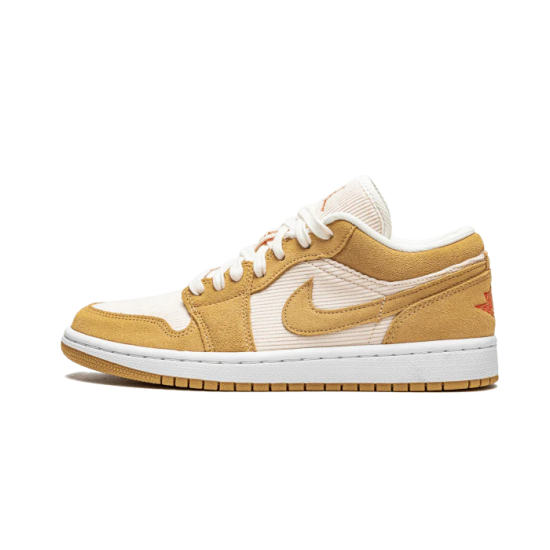 Air Jordan 1 Low Corduroy DH7820-700 Corduroy/Quartzorange/Bílý