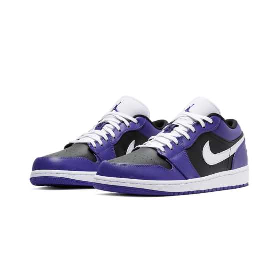 Air Jordan 1 Low Court Nachový Černá 553560-501/553558-501 Courtpurple/Černá-Bílý