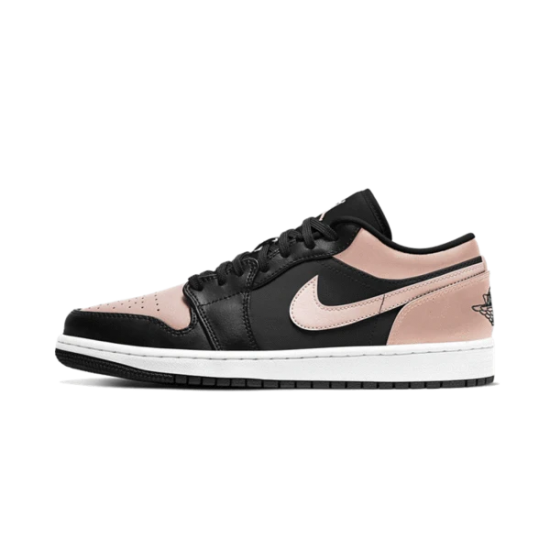 Air Jordan 1 Low Crimson Tint 553558-500 Černá-Bílý/Courtpurple