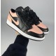 Air Jordan 1 Low Crimson Tint 553558-500 Černá-Bílý/Courtpurple