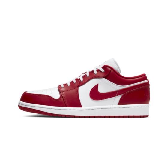 Air Jordan 1 Low Gym Červené Bílý 553558-611 Gymred/Gymred-Bílý