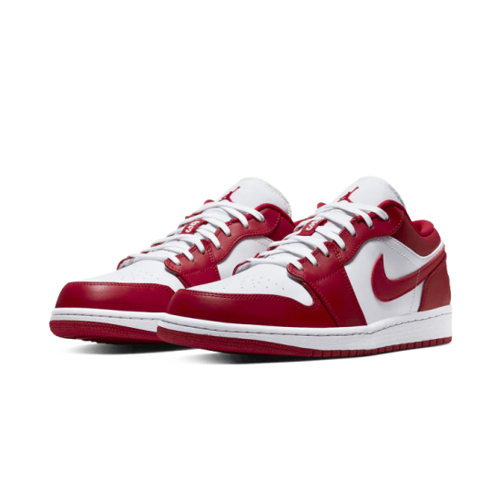 Air Jordan 1 Low Gym Červené Bílý 553558-611 Gymred/Gymred-Bílý