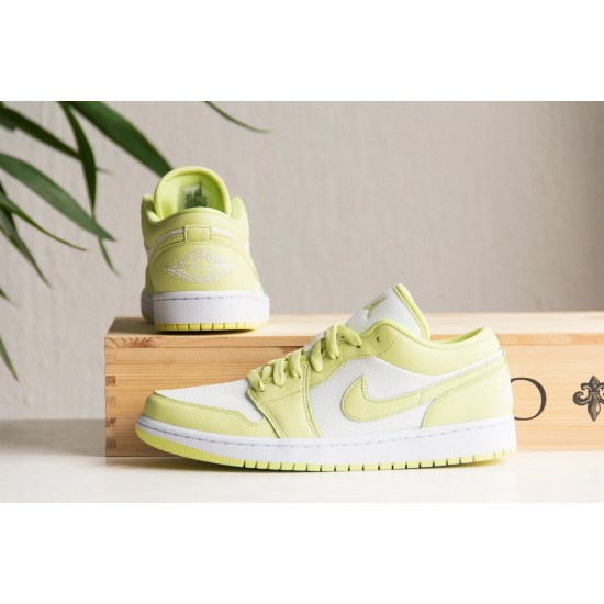 Air Jordan 1 Low Limelight DH9619-103 Summit Bílý/Limelight