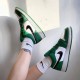 Air Jordan 1 Low Pine Zelená 553558-30 Pinegreen/Černá-Bílý