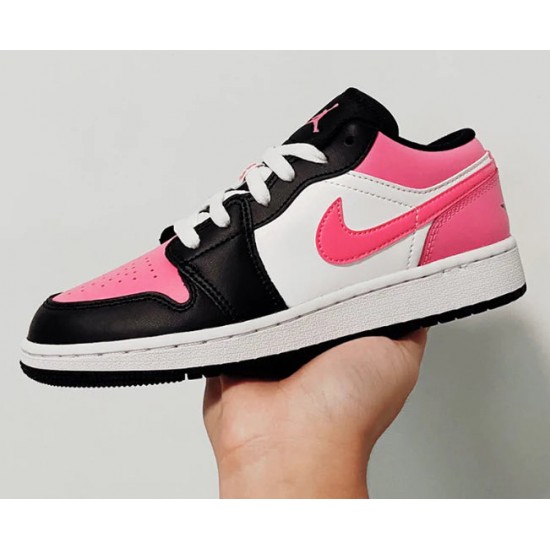 Air Jordan 1 Low Růžovýsicle 554723-106 Bílý/Růžovýsicle-Černá