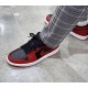 Air Jordan 1 Low Reverse Bred Pebbled Swoosh 553558-605 Gymred/Bílý/Černá