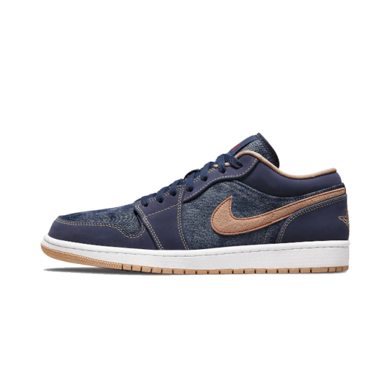 Air Jordan 1 Low Se Denim DH1259-400 Midnightnavy/Universityred/Bílý