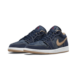 Air Jordan 1 Low Se Denim DH1259-400 Midnightnavy/Universityred/Bílý