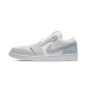 Air Jordan 1 Low Sky Šedá Paris CV3043-100 Bílý/Skygray-Footballgray