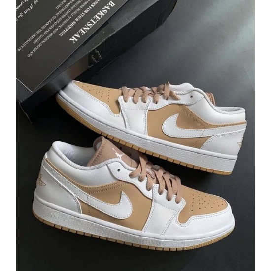 Air Jordan 1 Low Tan Gum DN6999-100 Bílý/Tan Gum