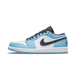 Air Jordan 1 Low Unc (2021) 553558-144 University Modrý/Bílý/Navy 