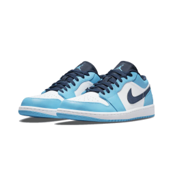 Air Jordan 1 Low Unc (2021) 553558-144 University Modrý/Bílý/Navy 