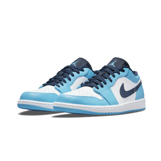 Air Jordan 1 Low Unc (2021) 553558-144 University Modrý/Bílý/Navy