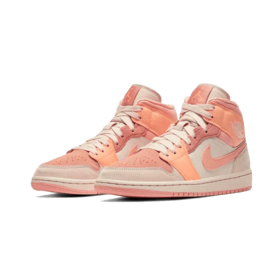 Air Jordan 1 Mid Apricot Oranžovýý DH4270-800 Atomic Oranžovýý/Apricot Agate/Terra Blush