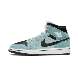 Air Jordan 1 Mid Aqua Modrý Tint BQ6472-300 Light Dew/Černá-Teal Tint-Bílý 