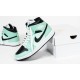 Air Jordan 1 Mid Aqua Modrý Tint BQ6472-300 Light Dew/Černá-Teal Tint-Bílý