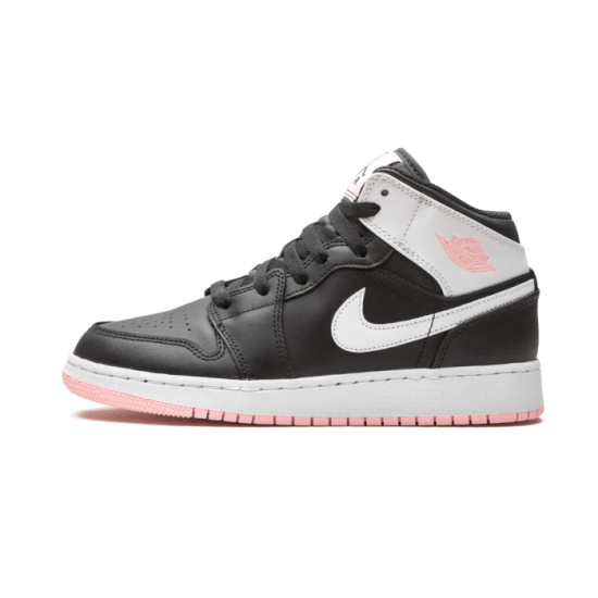 Air Jordan 1 Mid Arctic Růžový Černá 554725-440 Racer Modrý