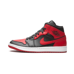 Air Jordan 1 Mid Banned (2020) 554724-074 Černá/University Červené-Černá-Bílý