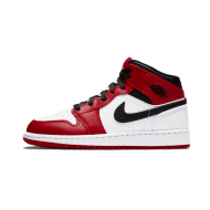 Air Jordan 1 Mid Chicago Bílý 554725-173 Bílý/Gym-Červené/Černá 