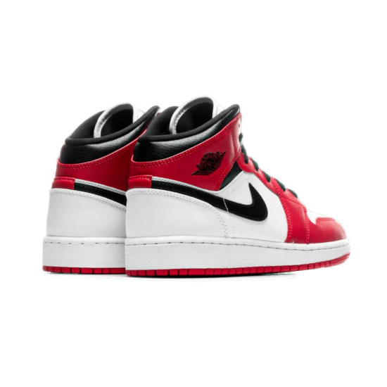 Air Jordan 1 Mid Chicago Bílý 554725-173 Bílý/Gym-Červené/Černá