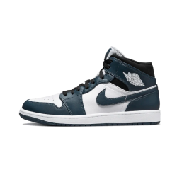 Air Jordan 1 Mid Dark Teal 554724-411 Dark Teal/Bílý-Černá 