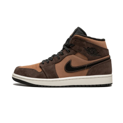 Air Jordan 1 Mid Earthy Hnědý  