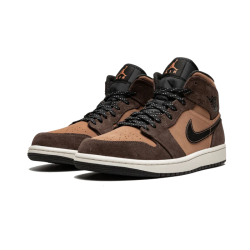 Air Jordan 1 Mid Earthy Hnědý  