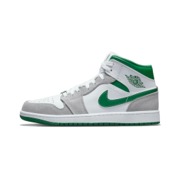 Air Jordan 1 Mid Šedá Zelená DC7294-103 Bílý/Pine Zelená/Šedá 