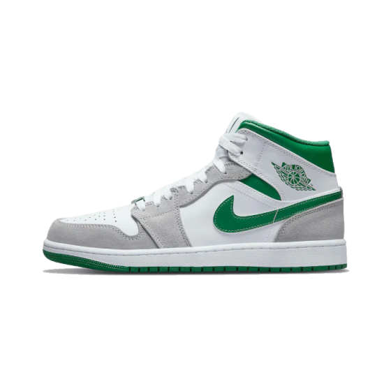 Air Jordan 1 Mid Šedá Zelená DC7294-103 Bílý/Pine Zelená/Šedá