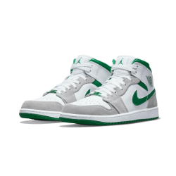 Air Jordan 1 Mid Šedá Zelená DC7294-103 Bílý/Pine Zelená/Šedá 