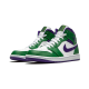 Air Jordan 1 Mid Incredible Hulk 554724-300 Aloeverde/Courtpurple-Bílý