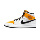 Air Jordan 1 Mid Laser Oranžovýý BQ6472-107 Bílý/Laserorange/Černá