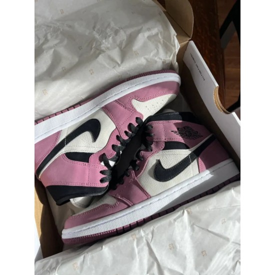 Air Jordan 1 Mid Light Mulberry DC7267-500 Light Mulberry/Light Bone/Bílý/Černá