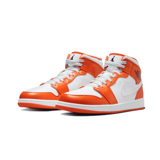 Air Jordan 1 Mid Metallic Oranžovýý DM3531-800 Bílý/Metallicorange/Černá