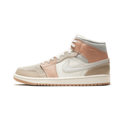 Air Jordan 1 Mid Milan CV3044-100 Sail/Light Bone-String-Shimmer 