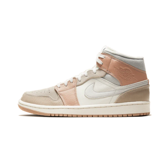 Air Jordan 1 Mid Milan CV3044-100 Sail/Light Bone-String-Shimmer