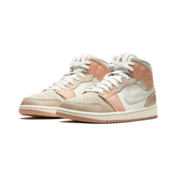 Air Jordan 1 Mid Milan CV3044-100 Sail/Light Bone-String-Shimmer 